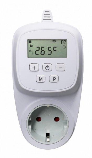  HT-04 WiFi Konnektor termosztát - dugalj termosztát 16A 