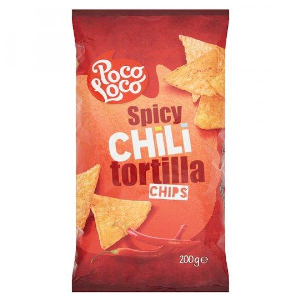 Poco Loco Tortilla Chips Chili 200g