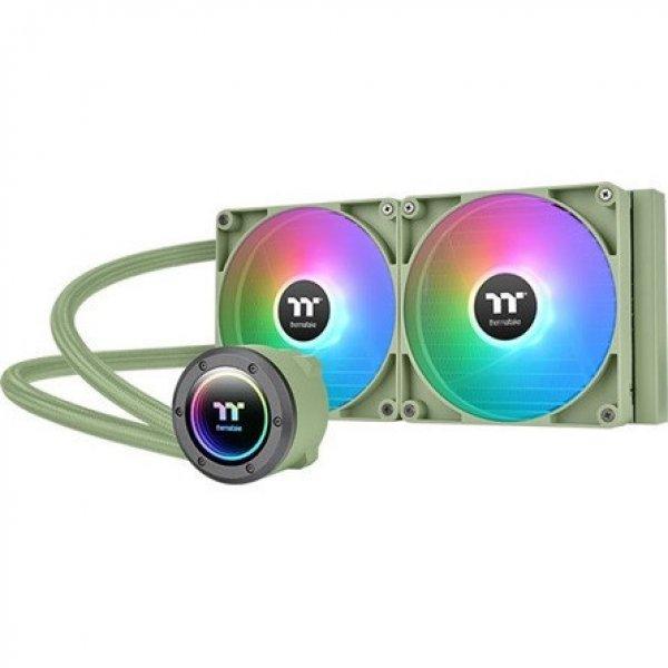 Thermaltake TH280 V2 ARGB Sync All-In-One Matcha Green Edition processzor
vízhűtő zöld