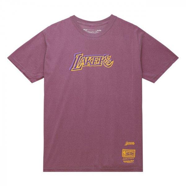 Mitchell & Ness T-shirt Los Angeles Lakers Golden Hour Glaze SS Tee light purple