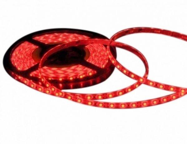 Perfectled Prémium 60 LED/méteres 12 V-os vízálló piros 5050 LED szalag 5m/
tekercs
