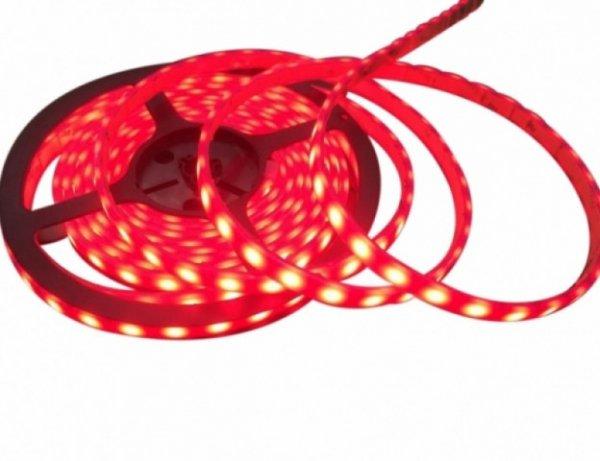 Perfectled Prémium 120 LED/méteres 12V-os vízálló piros színes szilikonos
LED szalag 5m/ tekercs