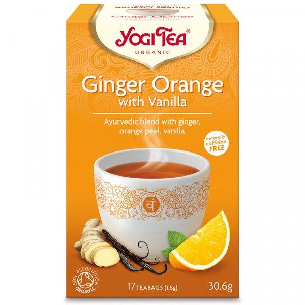 Yogi bio tea narancsos gyömbér vaníliával 17x1,8g 31 g
