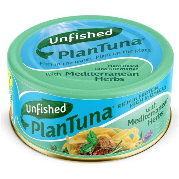 Unifished Plantuna vegán tonhal stílusú készítmény mediterrán fűszeres
lében 150 g
