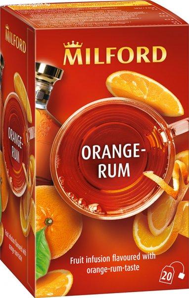 Milford narancs-rum ízű gyümölcstea 20x2,5g 50 g