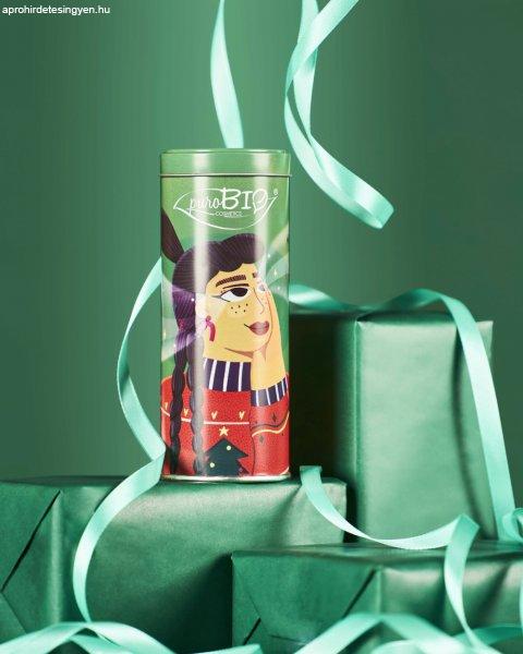 PuroBio Karácsonyi Zöld csomag/ #fan Hosszabbító szempillaspirál+Long
lasting Szemceruza 01L/ 8,01ml+1,3g