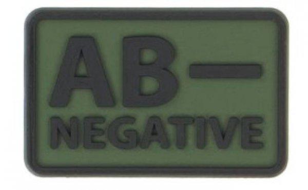Helikon-Tex 3D PVC címke AB-Negative, 2db olive green