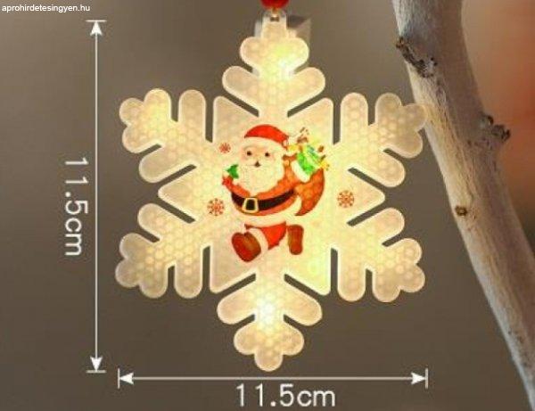 MasterLED karácsonyi hópehely alakú dísz 11 5cm-es  2700K