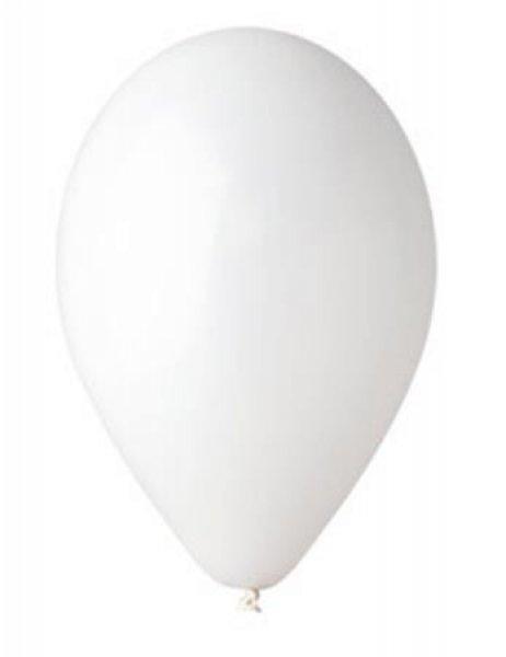 Léggömb, 26 cm, fehér