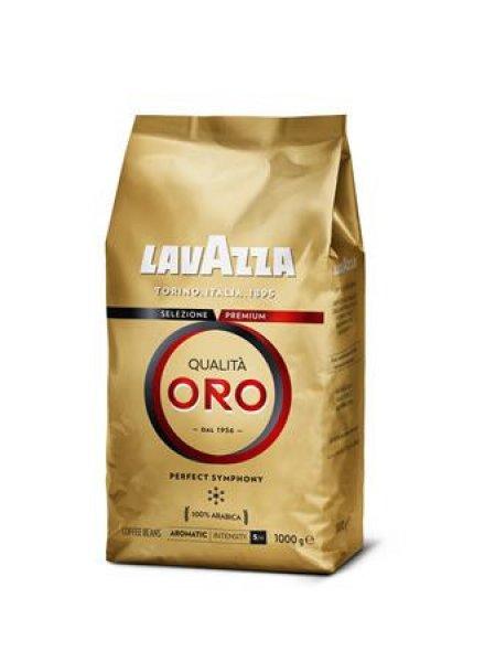 Kávé, pörkölt, szemes, 1000 g, LAVAZZA "Qualita Oro"
