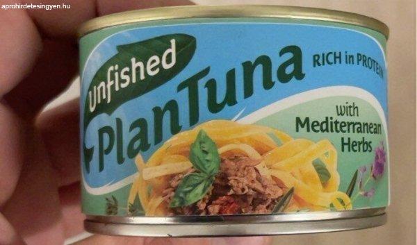 Unifished Plantuna vegán tonhal stílusú készítmény mediterrán fűszeres
lében 150 g