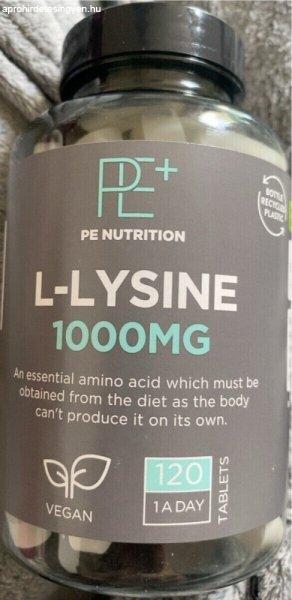 PE Nutrition l-lysine 1000mg tabletta 120 db