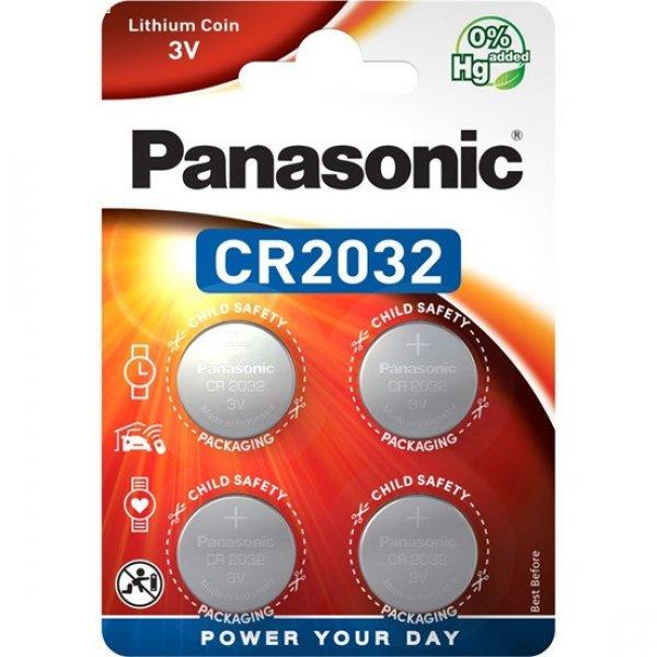 gombelem PANASONIC lítium CR2032L (4db) (6 db)