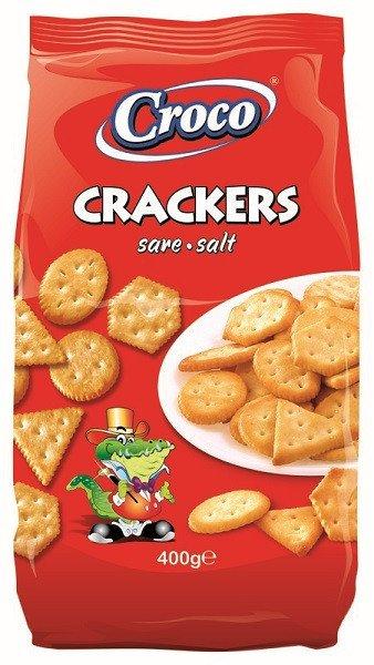 Croco Crackers 400G Sós