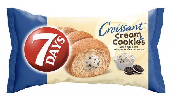 7 Days Croissant 60G Midi Vaníliakrém Keksszel