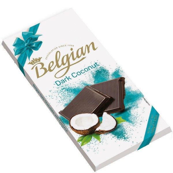 Belgian 100G Dark Coconut (Kókusszal töltött étcsokoládé)