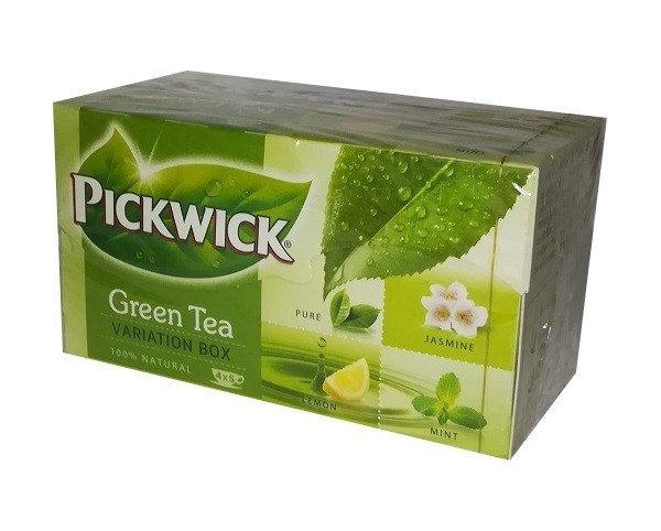 Pickwick Green Tea 40G Variation Jázmin, Citrom, Menta, Earl Grey