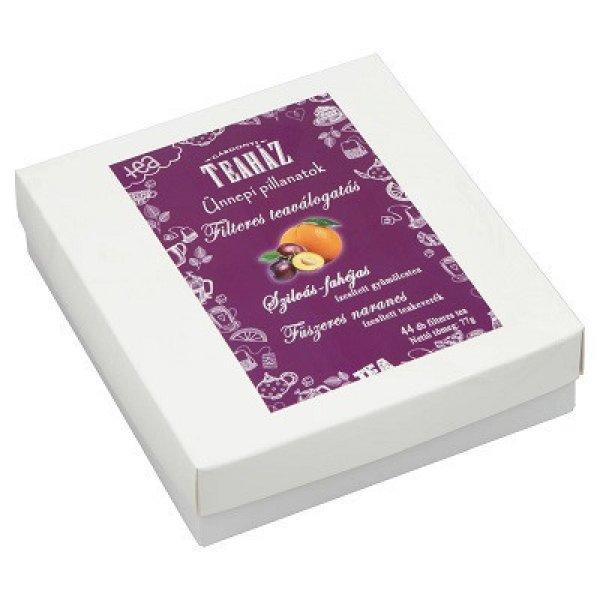 Gárgonyi Teaház szilvás-fahéjas és fűszeres naracs teafilterek 77 g (44
filter)