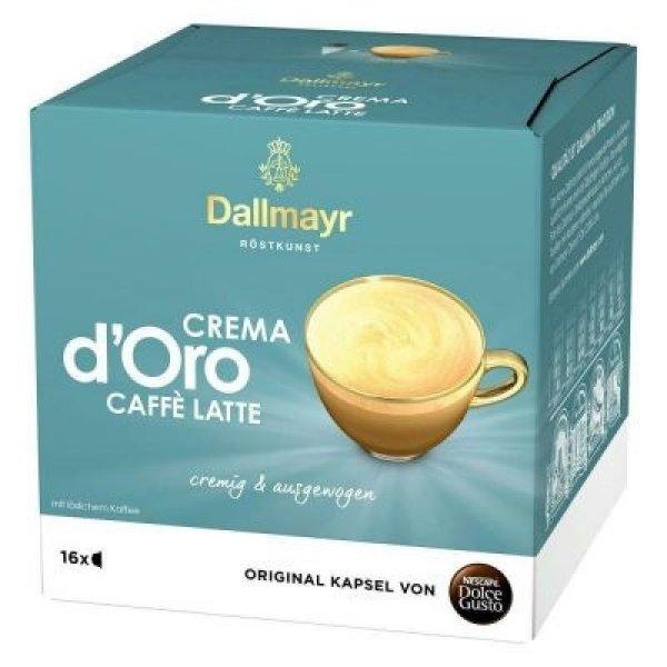 Nescafé Dolce Gusto 160G Dallmayr Crema dOro Café Latte 16 DB