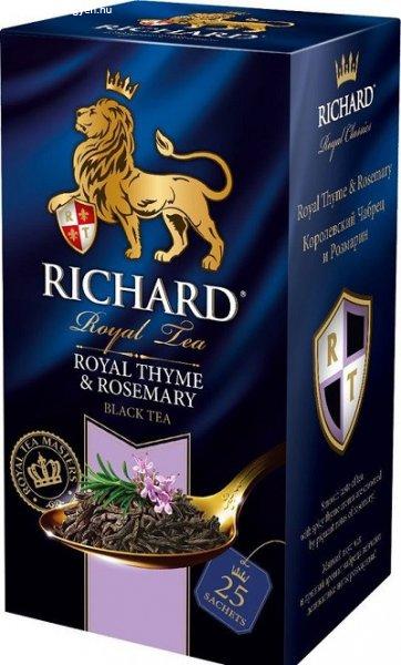 Richard Royal 50G Kakukkfű És Rozmaring Fekete Tea