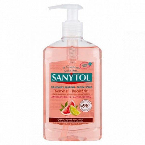 Sanytol 250Ml Konyyhai Antibakt.Foly.Szappan Grapefruit&Lime
