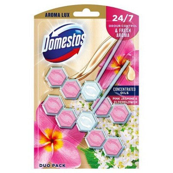 Domestos 2x55G Aroma Lux Wc Rúd Pink Jasmine & Elderflower
