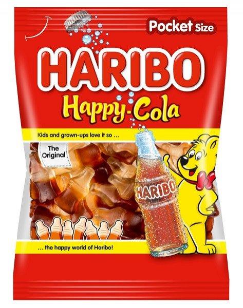 Haribo Happy Cola cola ízű gumicukorka 100 g