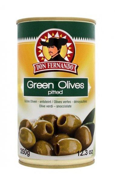 Don F. 350G Green Olives Pitted /85670/