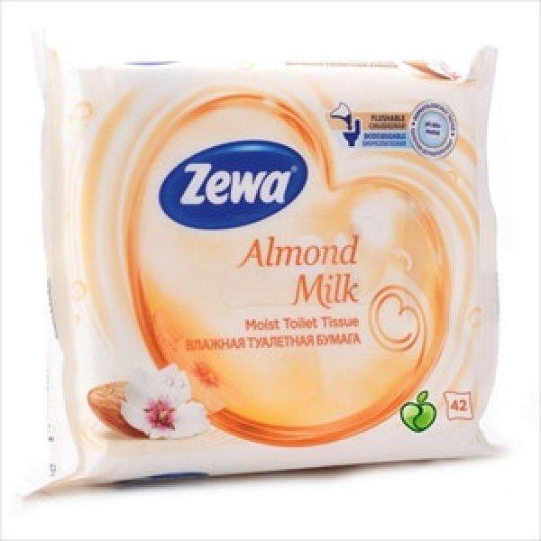 Zewa 42Lap. Nedves Toalettpapír Almond Milk