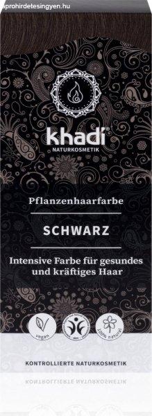 Khadi bio hajfesték por fekete 100 g