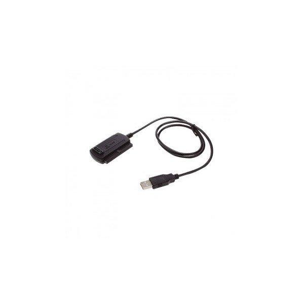 APPROX Kábel Átalakító - USB2.0 - IDE SATA Adapter, Fekete