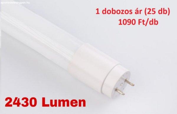 EcoLight 120 cm-es natúr fehér LED fénycső 18 W-os 2430 Lumen 1 dobozos
csomagár