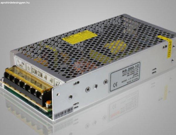 MasterLED 200 W-os beltéri tápegység  16 Amper  12V DC