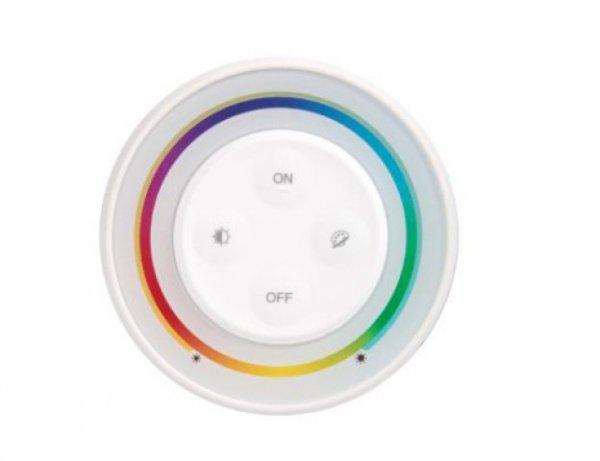 Mi Light RGB RGBW RGB+CCT falra szerelhető érintős fényerő szabályozó
fehér színben S2-W