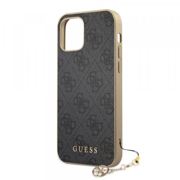 Guess Apple iPhone 12 / 12 Pro 2020 (6.1) 4G Charms hátlapvédő tok szürke
(GUHCP12MGF4GGR)