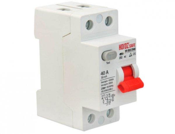 Horoz SAFE Fi-relé RCCB 2P 40A  30mA  230V