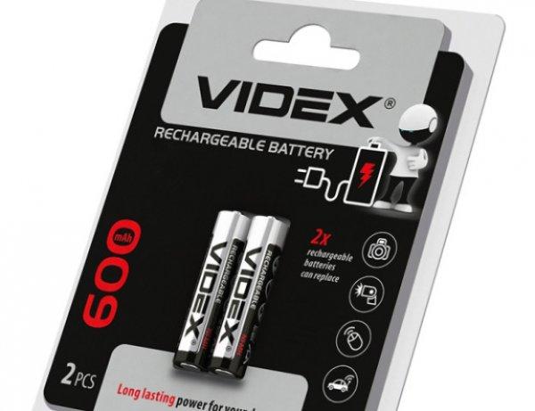 Videx AA 600mAh újratölthető akkumlátor (darabár  min. rendelhető
mennyiség 2 db)