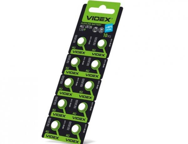 Videx AG2/LR726 25mAh alkáli gombelem (darabár  min. rendelhető mennyiség 10
db)