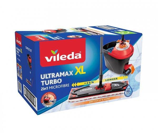 Takarító készlet Vileda Ultramax XL TURBO, felmosó + vödör