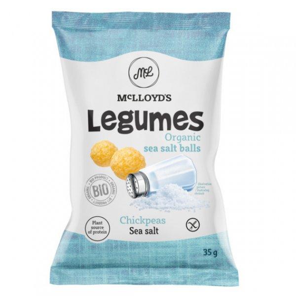 McLloyd's BIO Legumes Sea Salt Balls 35g - Chickpeas