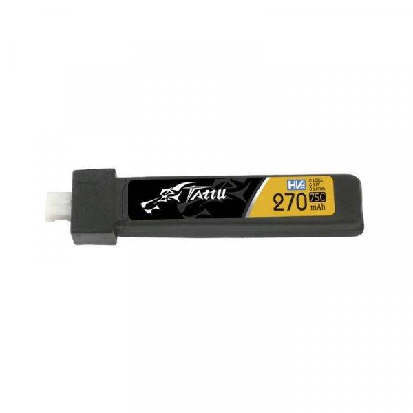 Tattu LiPo 270mAh 3.8V 75C 1S1P JST-PHR 2.0 akkumulátor (5db)