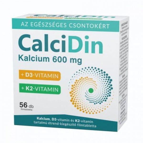 Calcidin kalcium d3-vitamin és k2-vitamin tartalmú étrend-kiegészítő
filmtabletta 56 db