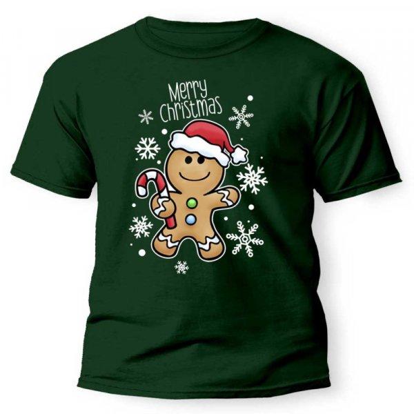Vicces póló több színben, Mézeskalács, Merry Christmas