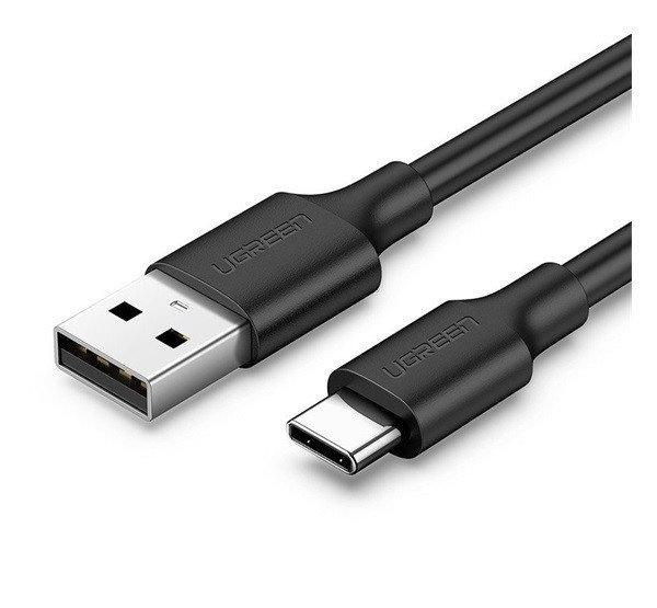 Ugreen US287 Type-C - USB gyorstöltő adatkábel, 3m, fekete