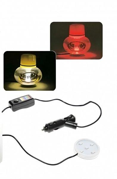 Illatosító megvilágító LED lámpa 12/24V színes
