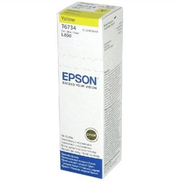 EPSON T6734 sárga tinta L800 (70ml) (≈4000 oldal)