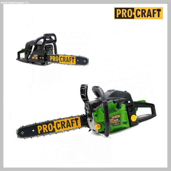 Procraft benzines láncfűrész 52 ccm GS50