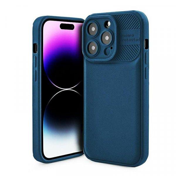 Cross Case - Xiaomi Redmi Note 12S kék kameravédős szilikon tok