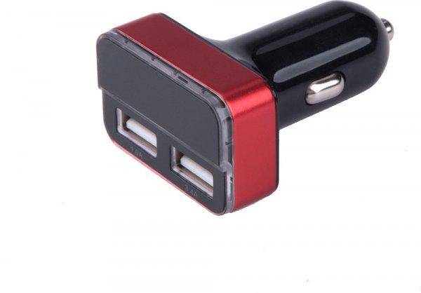 EXTOL autós töltő, szivargyujtó / dupla USB, 1,0A+3,4A/ 37W, kábel nélkül
42084