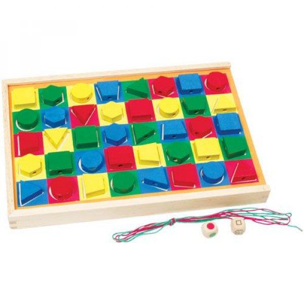 Colorama szín- és formakirakó fűzős játék